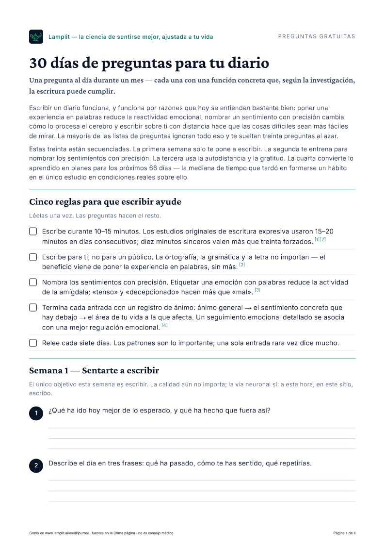 30 días de preguntas para tu diario — PDF gratuito